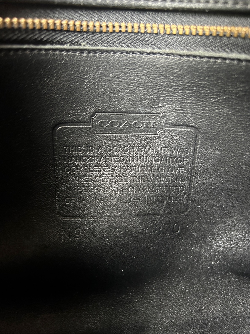 Vintage Coach Court Bag - Picture 6 of 6